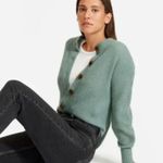 Everlane ππ The Alpaca Crop Cardigan ~ Pomona Green Small Photo 2