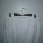 Investments  II 18W Reg White Dress Workwear Pants Plus Photo 1