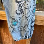 Desigual Women's Baggy Fit Embroidered Beaded Leg Harem Pants Size 26 Photo 2