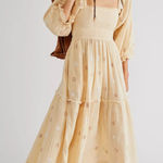 Free People  Dahlia Embroidered Maxi Dress Photo 0