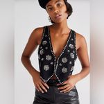 Free People RARE- Shivonne Embellished Vest Photo 2