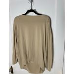 Lululemon Back in Action Long Sleeve Brown Lightweight T-shirt Women's 12 Photo 3