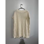 A New Day Ivory Knit Oversize V-Neck Sweater Vest Women's Size 2XL Photo 5