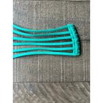 Victoria's Secret NWOT Teal Green  unlined Bandeau Yoga Strappy Detail size 36C‎ Photo 5