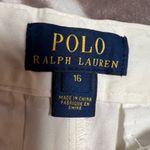 Ralph Lauren Last Chance! Polo  White Bermuda Shorts Sz 16 Photo 4