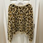 Forever 21 fuzzy leopard print cardigan size 3X NEW Photo 1