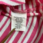 J.Crew J.‎ Crew Hot pink and White Stripe Cotton tank top Size XL Photo 5