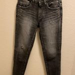 MOUSSY Vintage Faded Black Distressed Jeans Size 24 Photo 0