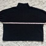 Madewell Sweater Ribbed Cashmere-Wool Blend Pullover Mockneck Black XS NWT New Photo 9