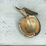 285. Vintage Glass Seed Beads Fruit Teacher’s Gift Red Beaded Apple Brooch Photo 1