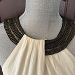 Cache Ivory Silk Embellished Halter Top Photo 1