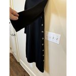 Vintage Sunshine Alley Black Women's Sweater Dress Size 10 Button‎ Accent Photo 1