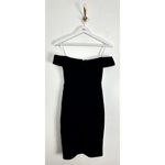 Lulus  Classic Glam Off The Shoulder Dress in Black Size X-Small Photo 9