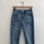 Pistola  Mid Rise Chewed Hem Distressed Medium Wash Skinny Jeans Size 26 Photo 3