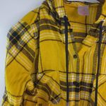 No Boundaries NoBo M Gold Buffalo Plaid Tunic Top M Photo 1