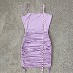 Showpo  Ran Away With Your Heart Ruched Dress Lilac 4 Photo 10