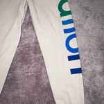 Aviator Nation  Sand Rainbow Logo Sweatpants Joggers New XS Photo 4