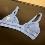 Vitamin A  Neutra Bralette, periwinkle blue, soft cup, pullover style, size L/10 Photo 2