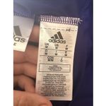 Adidas Women's Primeblue Half Zip Pullover Medium Purple Long Sleeve Top Photo 11
