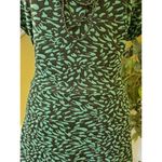 Last Exit Green Casual Dress SZ 1X W/ Necklace Set Photo 3