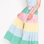 Boden USA Boden Multi Tiered Shirt Dress in Duck Egg Blue Stripe size 6 new with tags  Photo 0