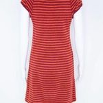 Free People red and yellow stripes wool cotton blend sweater dress, XS Photo 15