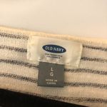 Old Navy Womens Striped Relaxed Scoop Neck Sweater Black White Size L Photo 4