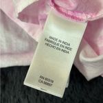 Lucky Brand Women's Tie Dye Button Up Short Sleeve Boho Shirt Pink Size Medium Photo 8