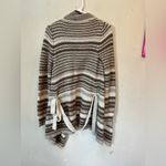 MODA International Wool Blend Cardigan Small Brown Photo 3