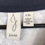 Joie  Women’s Floral Multi-Colored Banded Hem Thumbhole Cropped Sweatshirt Photo 6