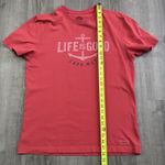Life is Good  Red Cape May Shirt Top Women’s Size Medium Classic Fit Crusher Tee Photo 8
