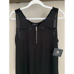 Fortune + Ivy - Lighton Zip Detail Mixed Material Blouse - New! Photo 5