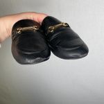 Forever 21  | Black Mule Slip On Shoes Brit‎ Buckle Photo 4