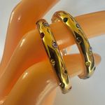 Alison Lou x J.Crew Crystal Hoop Earrings Gold Photo 4