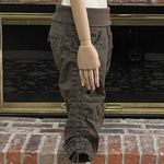 Jolt Vintage Y2K army green ruched capri pants / JR 5 / Excellent condition Photo 3