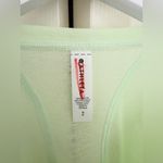 Athleta  Cooldown Top Mint Tint Bright Green Yellow Neon Long Sleeve Top Small Photo 4