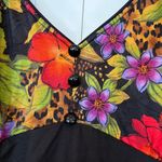 Longitude  Black Floral Swim‎ Dress Photo 2