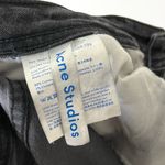 Acne Studios Climb Skinny Jeans Used Black Women’s Size 30 Raw Hem Faded Look Photo 10