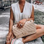 Gucci Cream Lace Up Canvas Logo Platform Espadrilles Photo 1