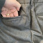 J.Crew  silver metallic dress pants 30” waist machine washable!! Photo 2