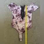 Windsor Bodysuit with Criss-Cross Ties, Off-the-Shoulder Short-Sleeve Top Photo 3