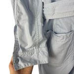J.Crew Size 14 Foundry Chino Shorts Overalls Light Sky Blue Belted Relaxed Fit Photo 6