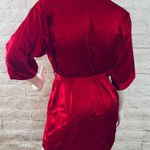 Kathy Ireland sleepwear robe color red size small Photo 4