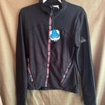 Dasawamedh Women's Colorful Zipped Running Sport Jacket Size Small Black Photo 0