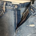 One Teaspoon - High Wait Bonita Jean Shorts Denim Raw Hem Distressed Festival Photo 5