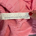 ZARA Women's XS Pink Ruffle Smocked Bodice Mini Dress Bubble Sleeve Photo 8