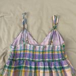 Betsey Johnson Betsy Johnson Rare Dress - Colorful Purple Plaid Sundress - Mini - Cotton Photo 6