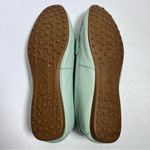 Coach  Fredrica Aqua Blue Leather Driving Loafers Photo 10