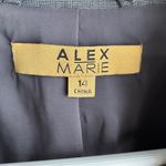 Alex Marie  gray wool blend one button blazer size 14 Photo 3