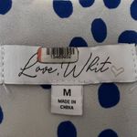 Love, Whit by Whitney Port Black Floral Puff Sleeve Maxi Dress Size M Photo 9